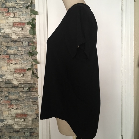 Old Navy 🛍️ Black Blouse Sz XS - Picture 3 of 8
